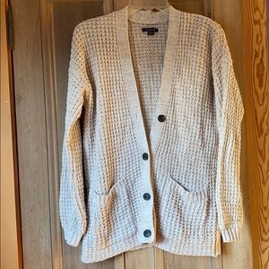 american eagle button down cardigan!